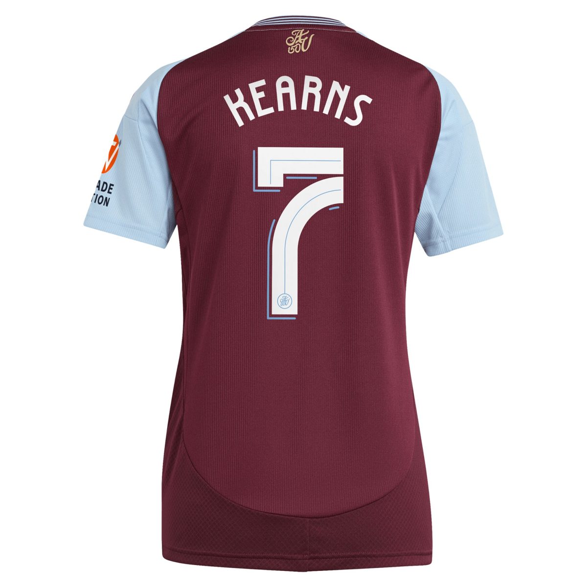 aston villa adidas home shirt 2024-25 – womens with kearns 7 cup printing Collection - Aston Villa Fan Shop Official Gear
