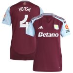 aston villa adidas home shirt 2024-25 – womens with konsa 4 cup printing Collection - Aston Villa Fan Shop Official Gear