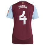 aston villa adidas home shirt 2024-25 – womens with konsa 4 cup printing Collection - Aston Villa Fan Shop Official Gear