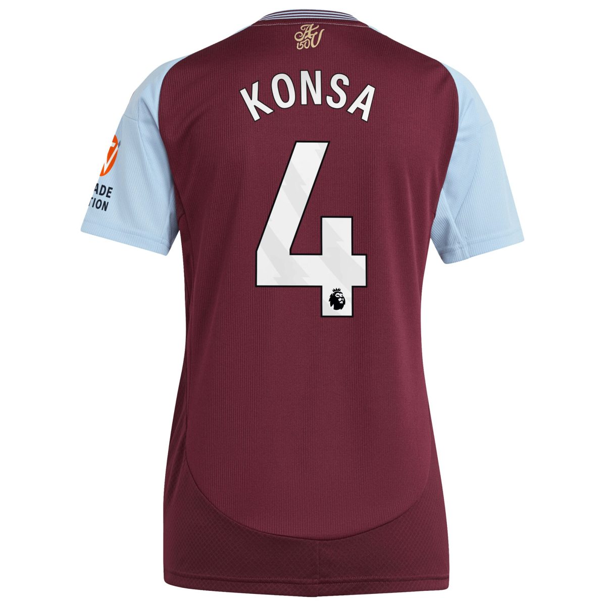 aston villa adidas home shirt 2024-25 – womens with konsa 4 printing Collection - Aston Villa Fan Shop Official Gear