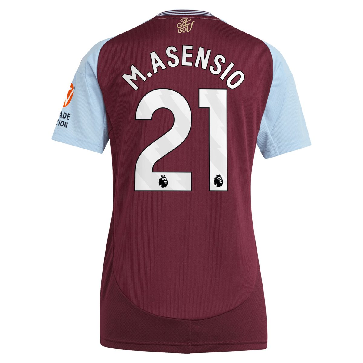 aston villa adidas home shirt 2024-25 – womens with m.asensio 21 printing Collection - Aston Villa Fan Shop Official Gear