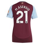 aston villa adidas home shirt 2024-25 – womens with m.asensio 21 printing Collection - Aston Villa Fan Shop Official Gear