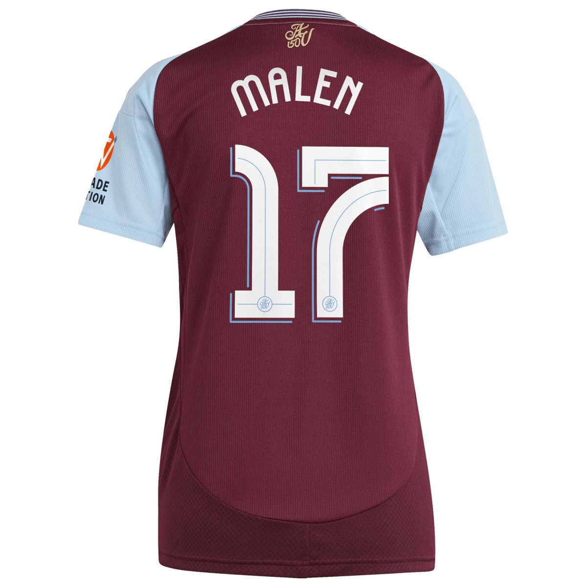 aston villa adidas home shirt 2024-25 – womens with malen 17 cup printing Collection - Aston Villa Fan Shop Official Gear