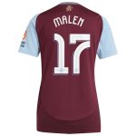 aston villa adidas home shirt 2024-25 – womens with malen 17 cup printing Collection - Aston Villa Fan Shop Official Gear