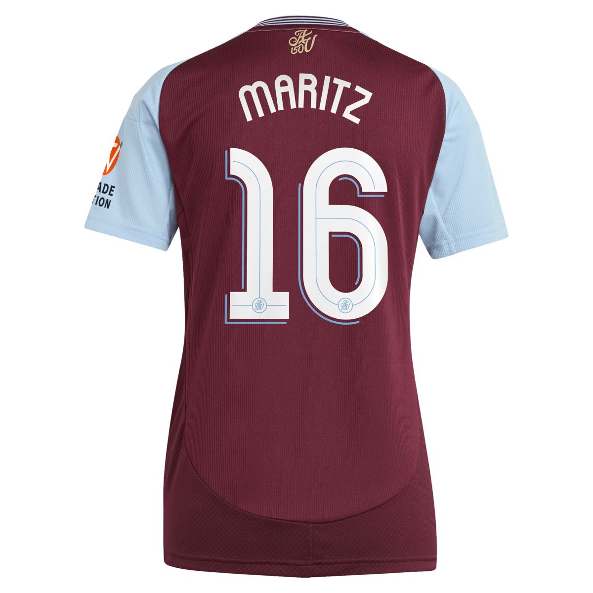 aston villa adidas home shirt 2024-25 – womens with maritz 16 cup printing Collection - Aston Villa Fan Shop Official Gear