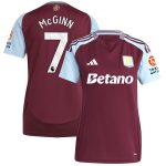 aston villa adidas home shirt 2024-25 – womens with mcginn 7 printing Collection - Aston Villa Fan Shop Official Gear
