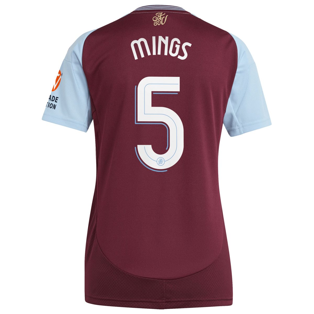 aston villa adidas home shirt 2024-25 – womens with mings 5 cup printing Collection - Aston Villa Fan Shop Official Gear