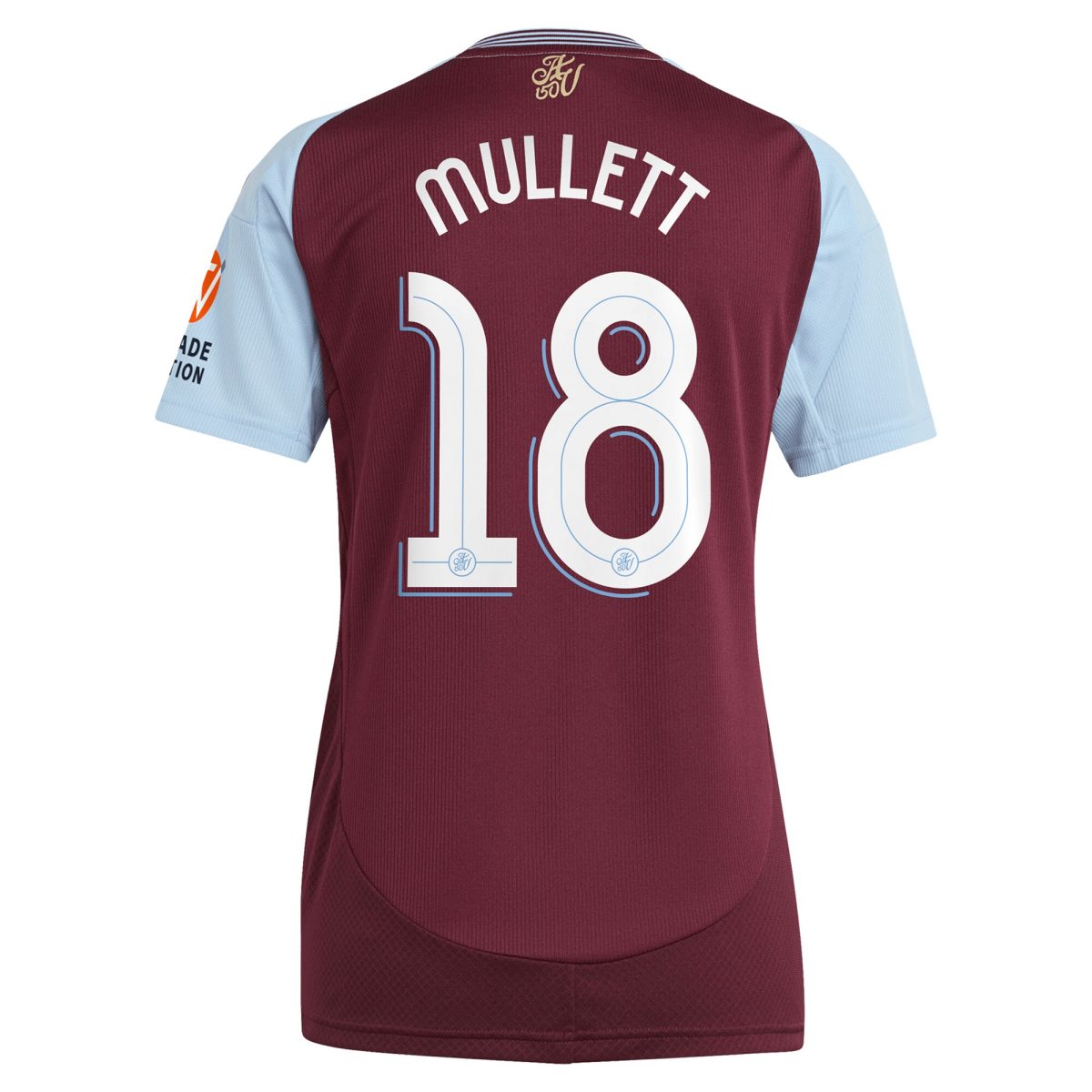 aston villa adidas home shirt 2024-25 – womens with mullett 18 cup printing Collection - Aston Villa Fan Shop Official Gear