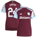 aston villa adidas home shirt 2024-25 – womens with onana 24 cup printing Collection - Aston Villa Fan Shop Official Gear