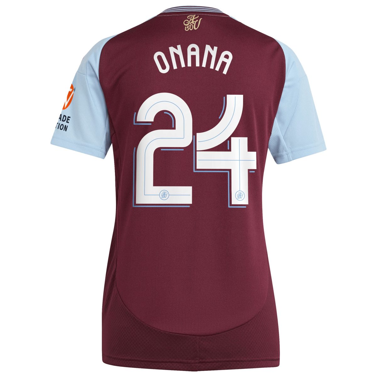 aston villa adidas home shirt 2024-25 – womens with onana 24 cup printing Collection - Aston Villa Fan Shop Official Gear