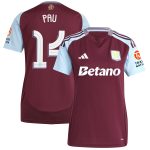 aston villa adidas home shirt 2024-25 – womens with pau 14 cup printing Collection - Aston Villa Fan Shop Official Gear