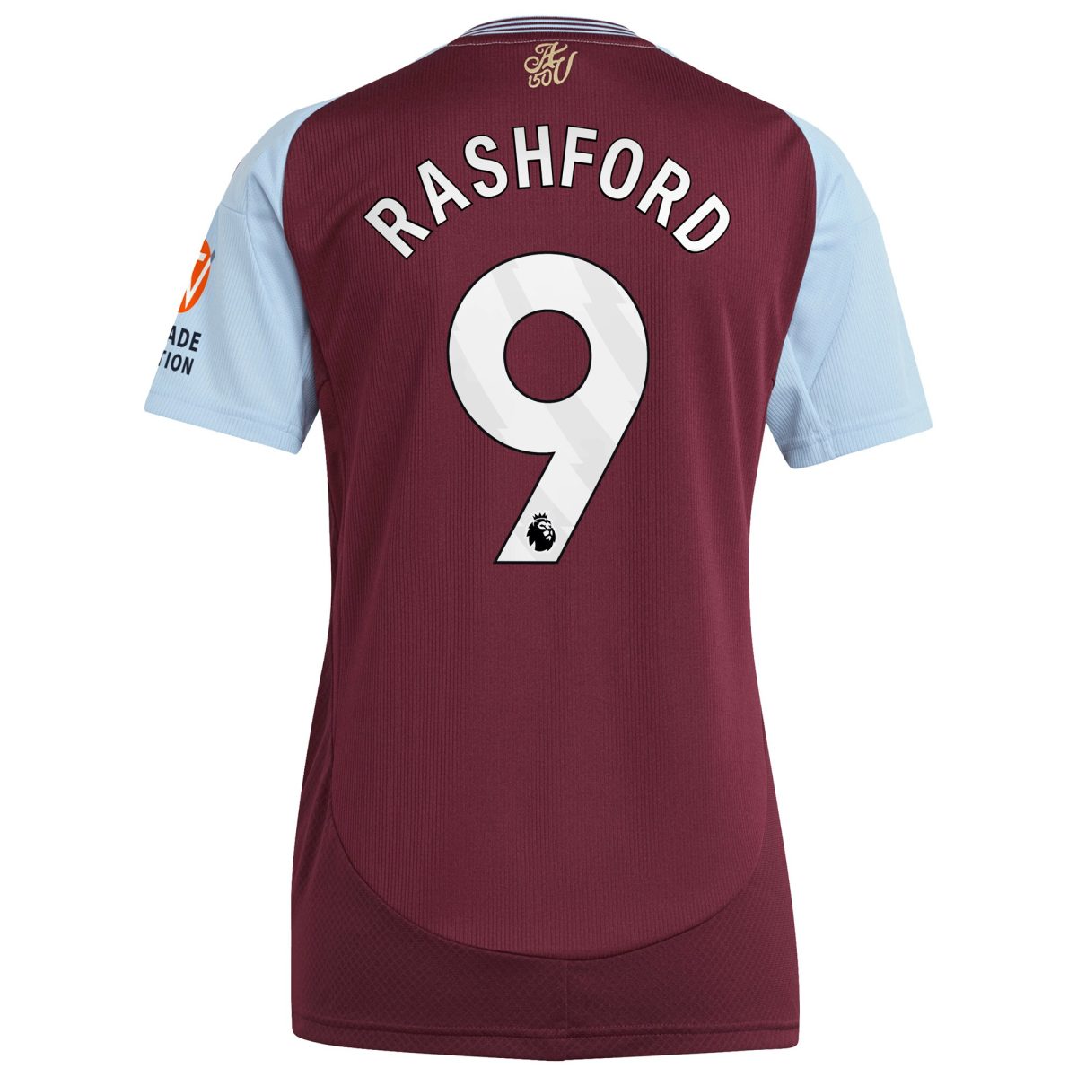 aston villa adidas home shirt 2024-25 – womens with rashford 9 printing Collection - Aston Villa Fan Shop Official Gear