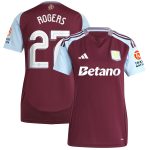 aston villa adidas home shirt 2024-25 – womens with rogers 27 cup printing Collection - Aston Villa Fan Shop Official Gear