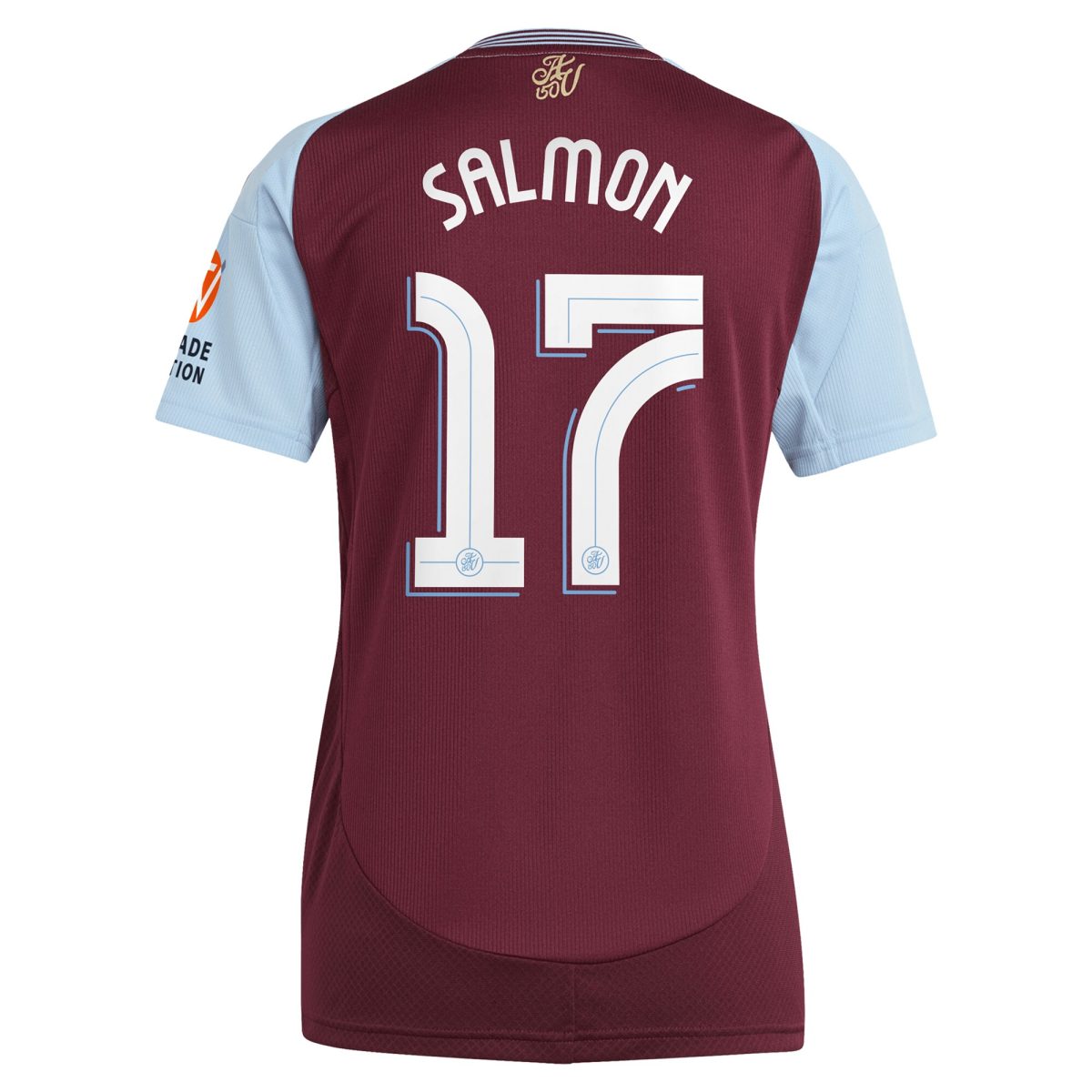 aston villa adidas home shirt 2024-25 – womens with salmon 17 cup printing Collection - Aston Villa Fan Shop Official Gear