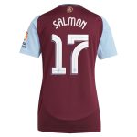 aston villa adidas home shirt 2024-25 – womens with salmon 17 cup printing Collection - Aston Villa Fan Shop Official Gear