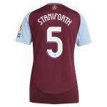 aston villa adidas home shirt 2024-25 – womens with staniforth 5 cup printing Collection - Aston Villa Fan Shop Official Gear