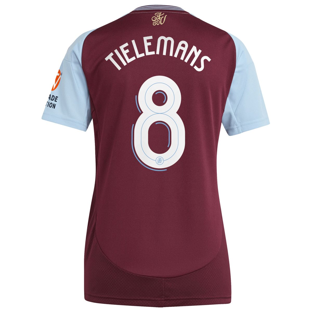 aston villa adidas home shirt 2024-25 – womens with tielemans 8 cup printing Collection - Aston Villa Fan Shop Official Gear