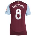 aston villa adidas home shirt 2024-25 – womens with tielemans 8 cup printing Collection - Aston Villa Fan Shop Official Gear
