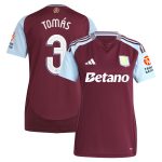 aston villa adidas home shirt 2024-25 – womens with tomás 3 cup printing Collection – Aston Villa Fan Shop Official Gear Collection - Aston Villa Fan Shop Official Gear