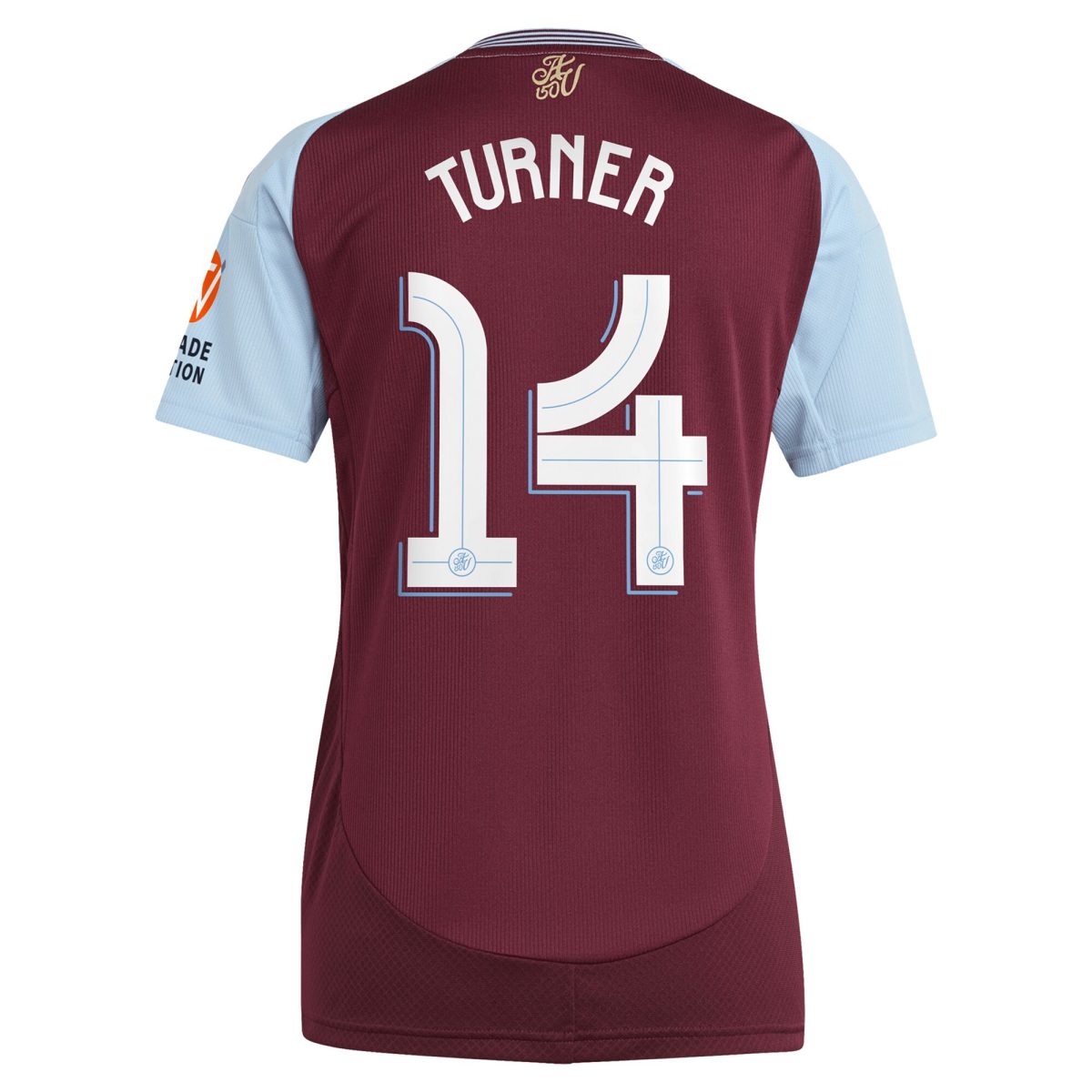 aston villa adidas home shirt 2024-25 – womens with turner 14 cup printing Collection - Aston Villa Fan Shop Official Gear