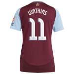 aston villa adidas home shirt 2024-25 – womens with watkins 11 cup printing Collection - Aston Villa Fan Shop Official Gear