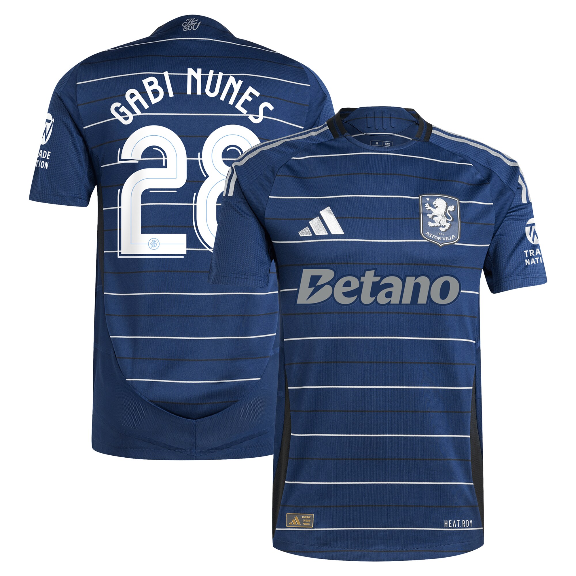 aston villa adidas third authentic shirt 2024-25 with gabi nunes 28 cup printing Collection - Aston Villa Fan Shop Official Gear