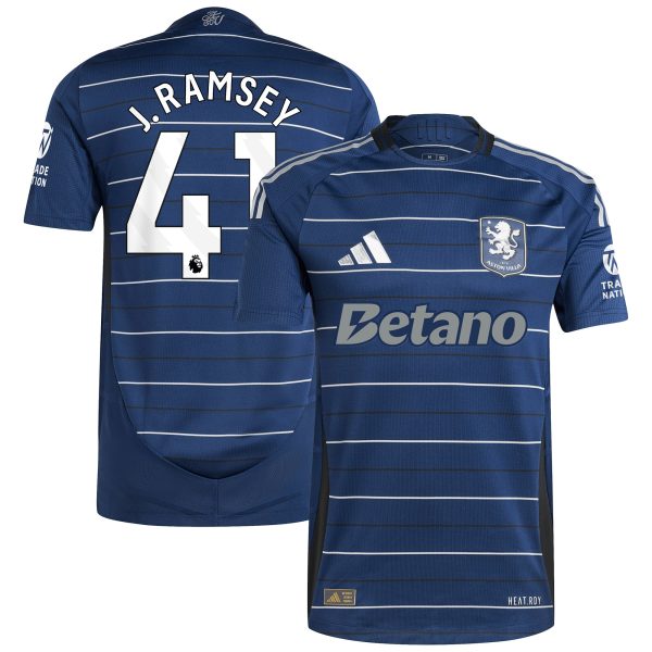 aston villa adidas third authentic shirt 2024-25 with j. ramsey 41 printing Collection - Aston Villa Fan Shop Official Gear