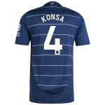 aston villa adidas third authentic shirt 2024-25 with konsa 4 printing Collection - Aston Villa Fan Shop Official Gear
