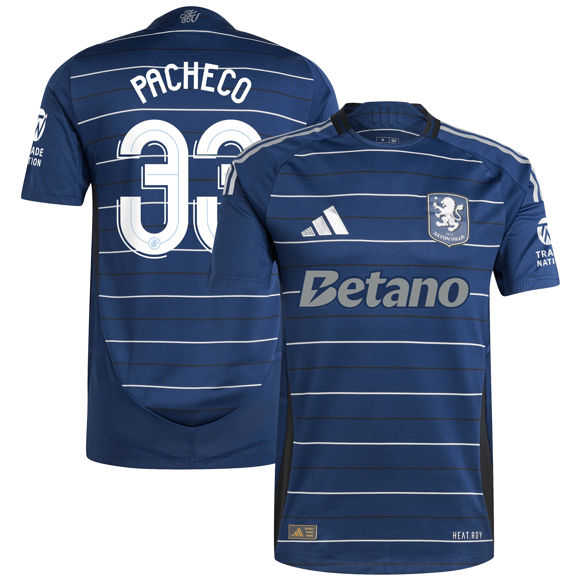 aston villa adidas third authentic shirt 2024-25 with pacheco 33 cup printing Collection - Aston Villa Fan Shop Official Gear
