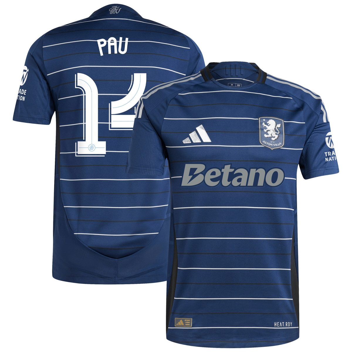 aston villa adidas third authentic shirt 2024-25 with pau 14 cup printing Collection - Aston Villa Fan Shop Official Gear