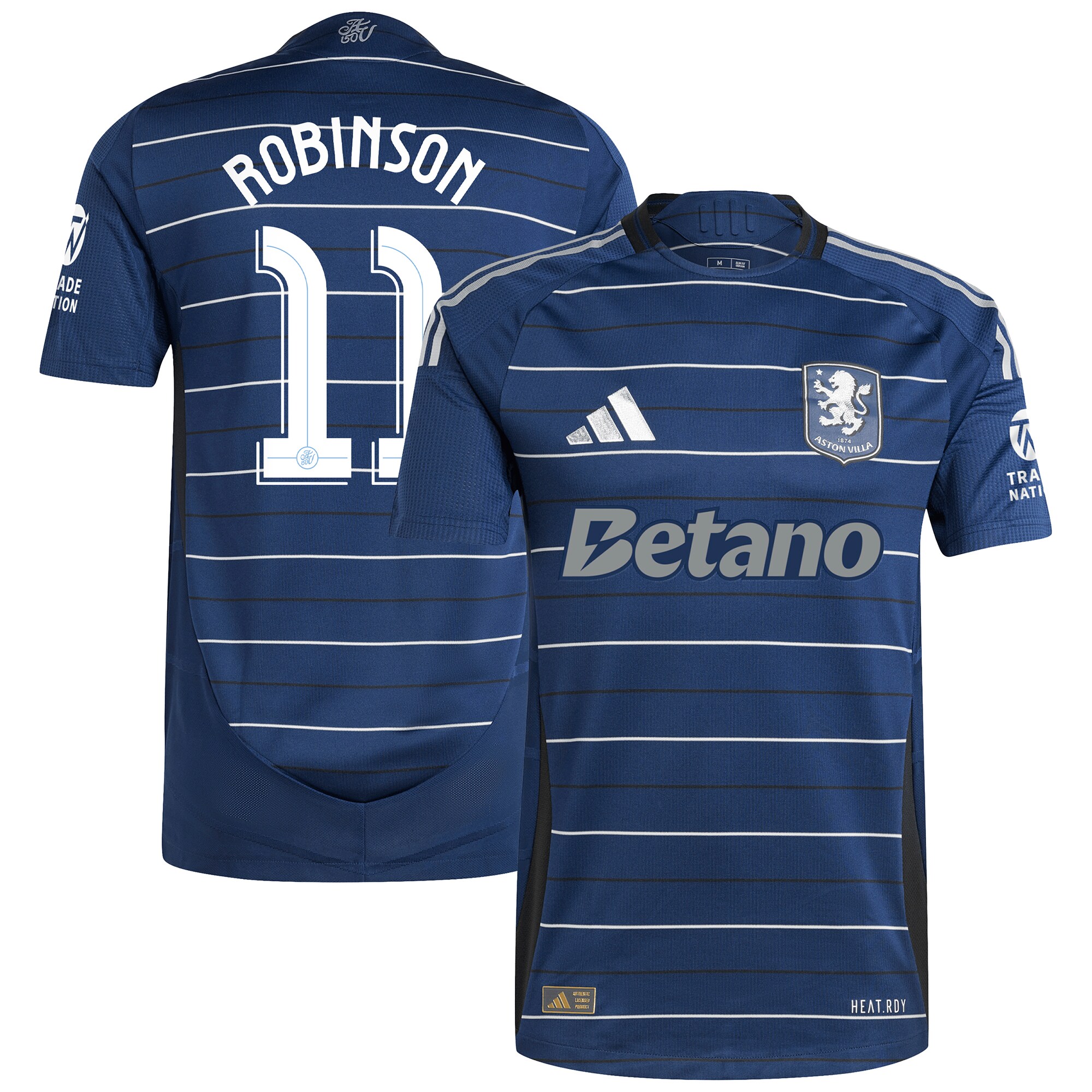 aston villa adidas third authentic shirt 2024-25 with robinson 11 cup printing Collection - Aston Villa Fan Shop Official Gear