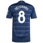 aston villa adidas third authentic shirt 2024-25 with tielemans 8 cup printing Collection - Aston Villa Fan Shop Official Gear