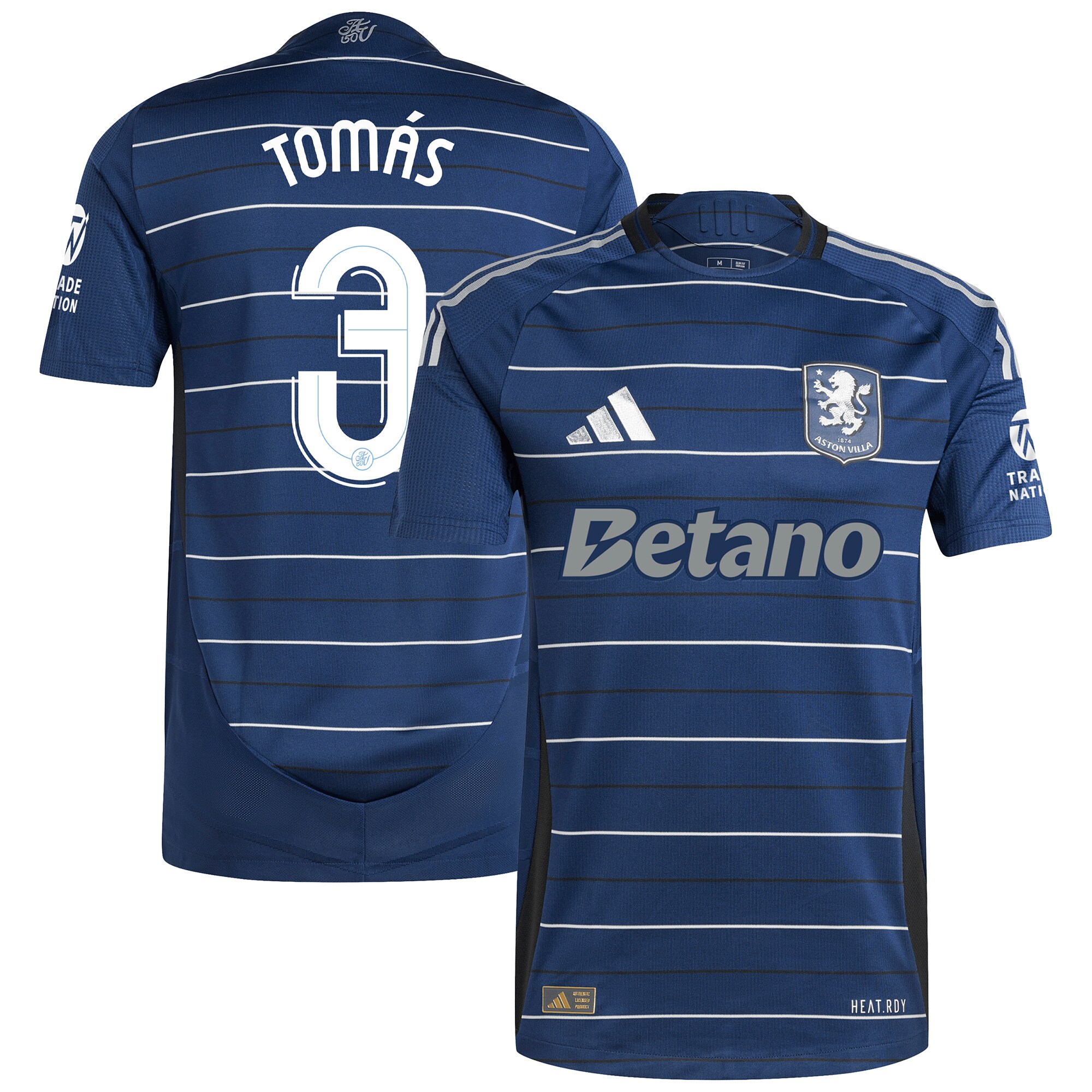 aston villa adidas third authentic shirt 2024-25 with tomás 3 cup printing Collection - Aston Villa Fan Shop Official Gear