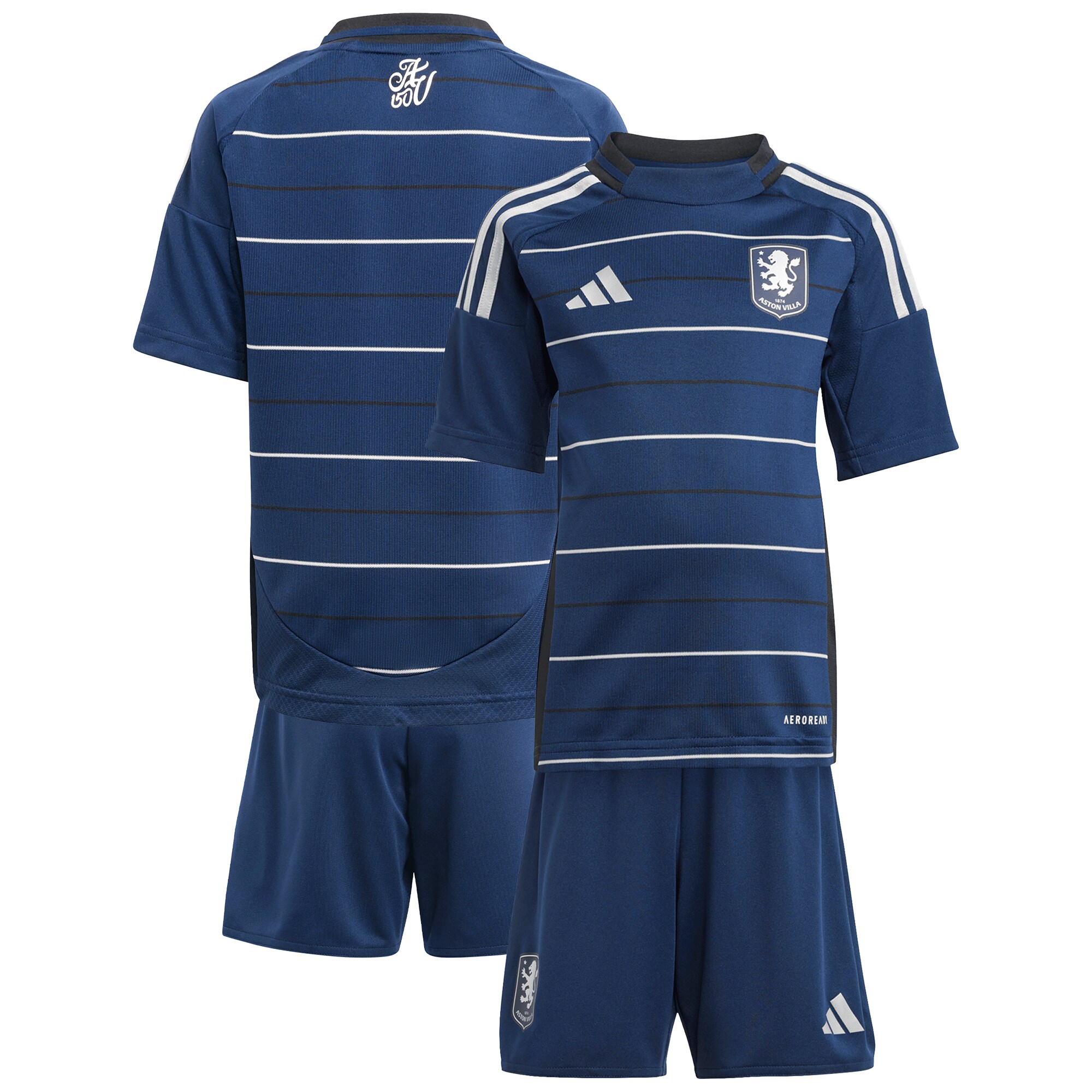 aston villa adidas third mini kit 2024-25 with custom printing Collection - Aston Villa Fan Shop Official Gear