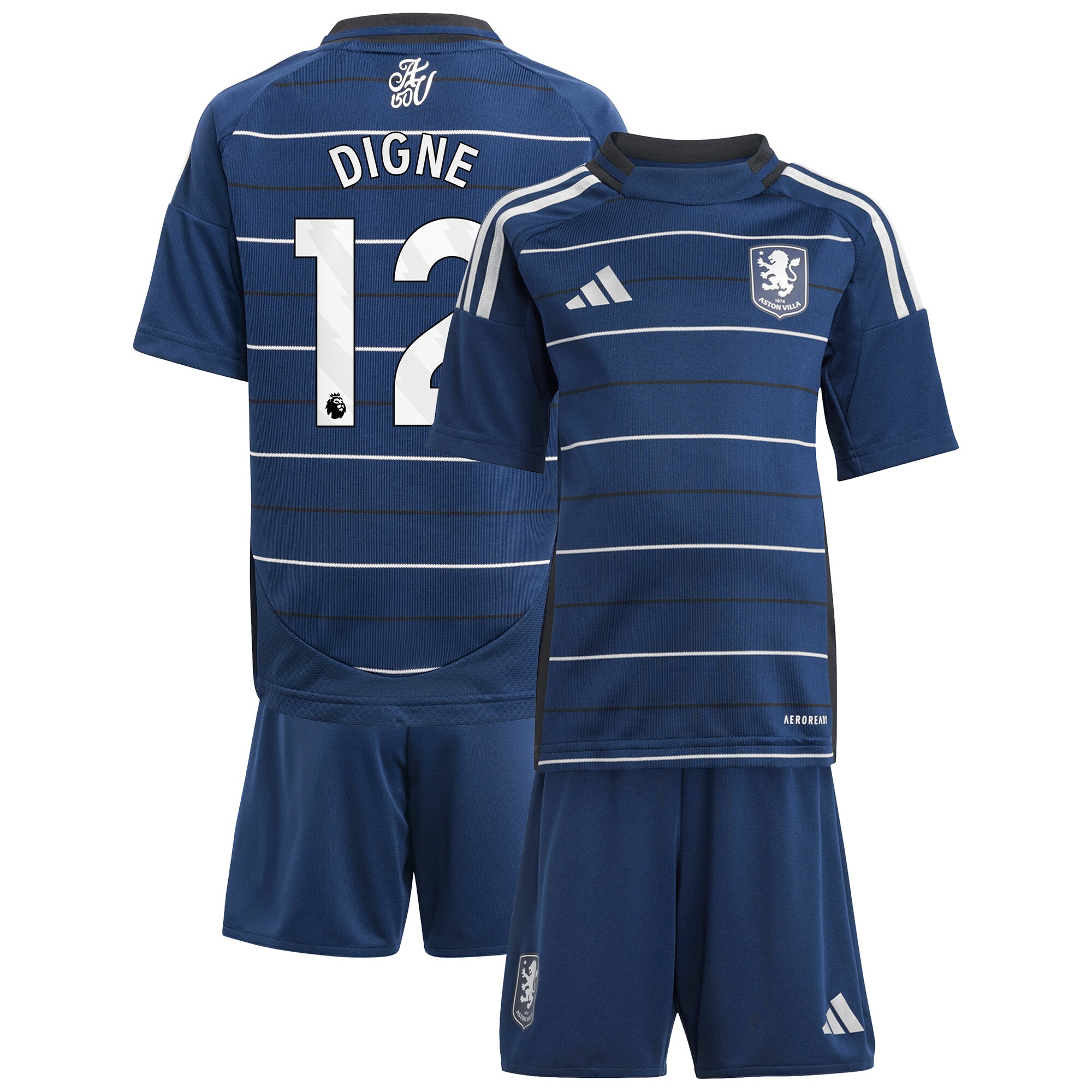 aston villa adidas third minikit 2024-25 with digne 12 printing Collection - Aston Villa Fan Shop Official Gear
