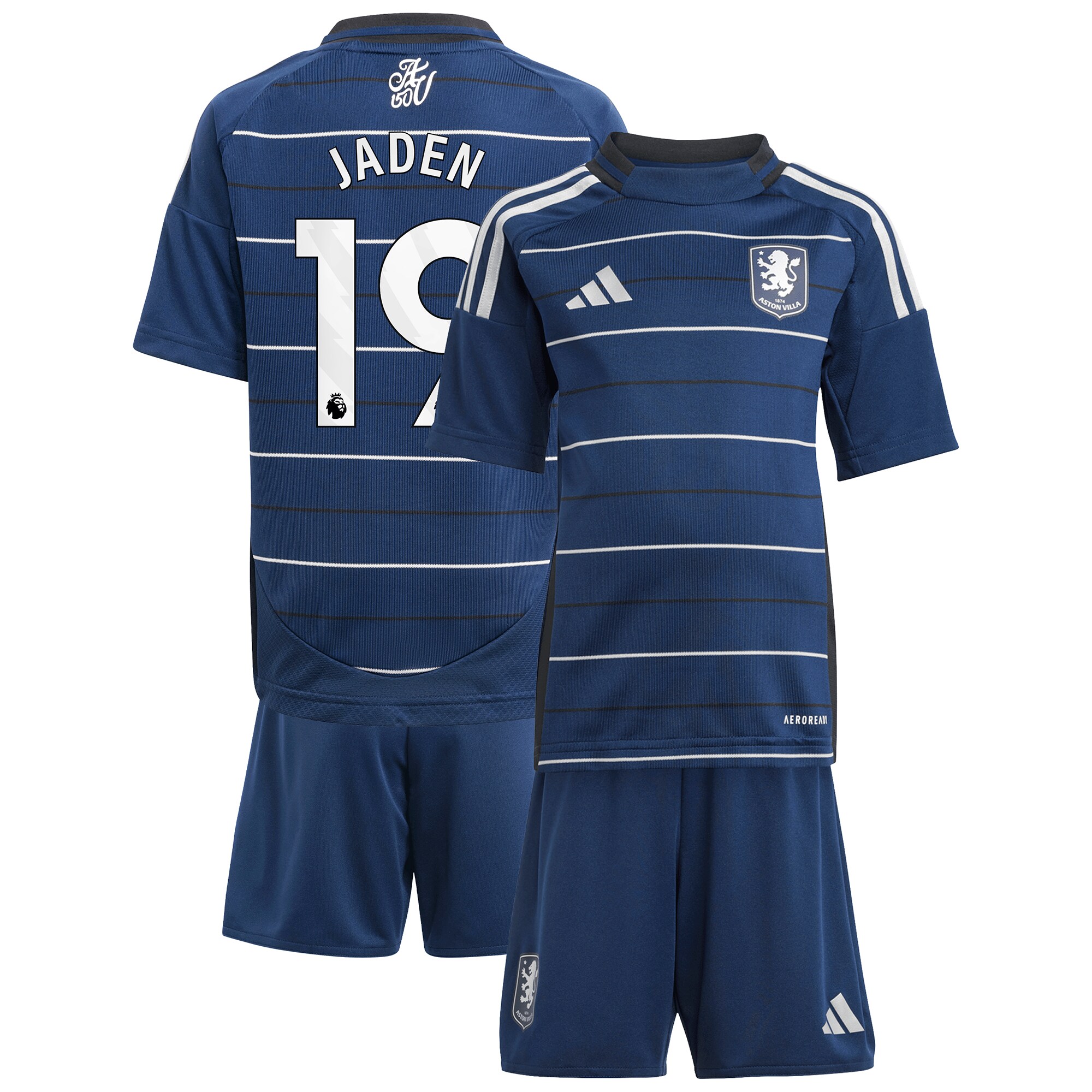 aston villa adidas third minikit 2024-25 with jaden 19 printing Collection - Aston Villa Fan Shop Official Gear