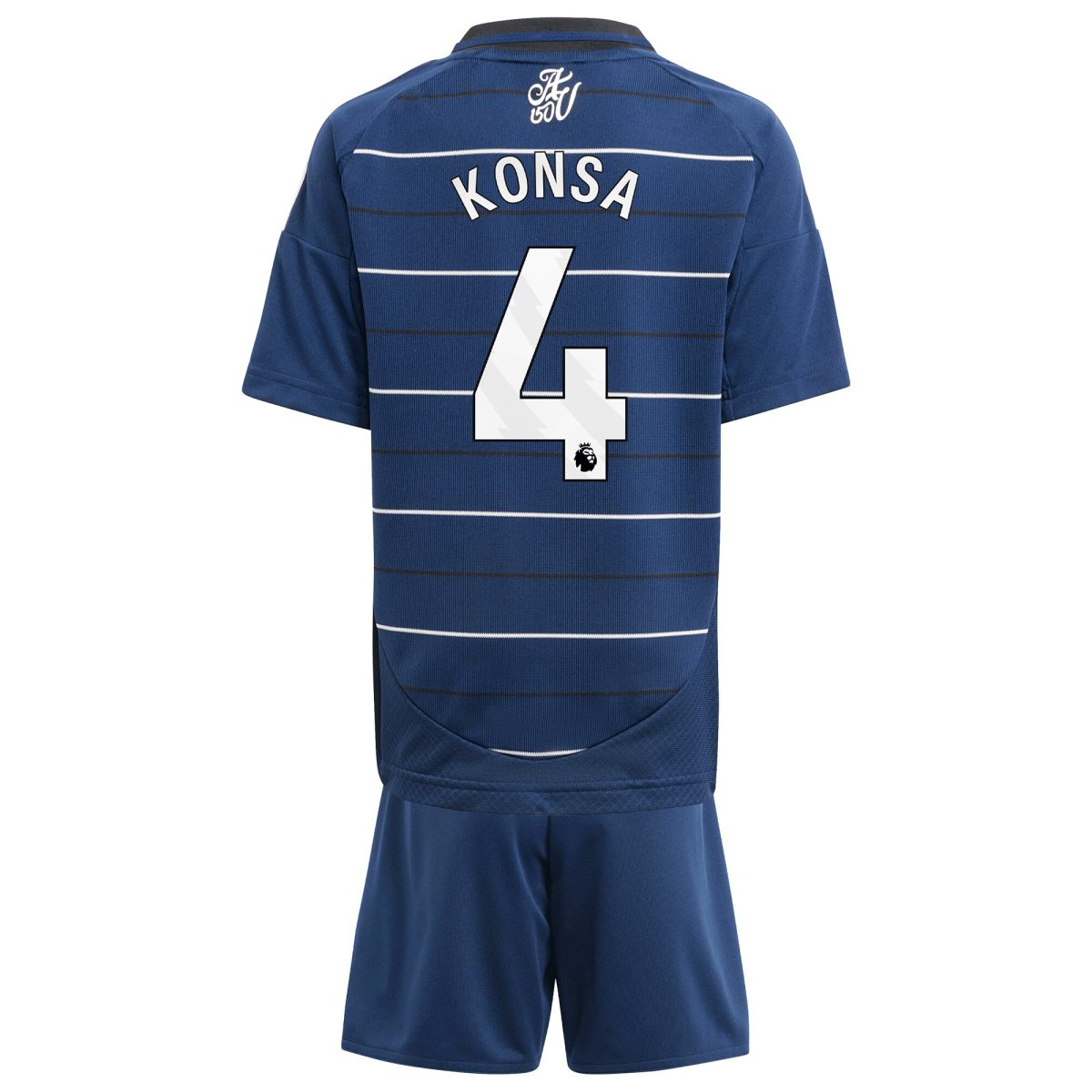 aston villa adidas third minikit 2024-25 with konsa 4 printing Collection - Aston Villa Fan Shop Official Gear