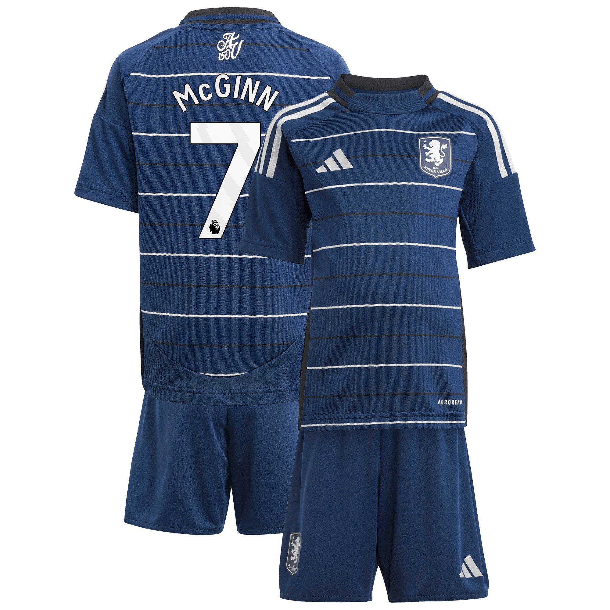 aston villa adidas third minikit 2024-25 with mcginn 7 printing Collection - Aston Villa Fan Shop Official Gear