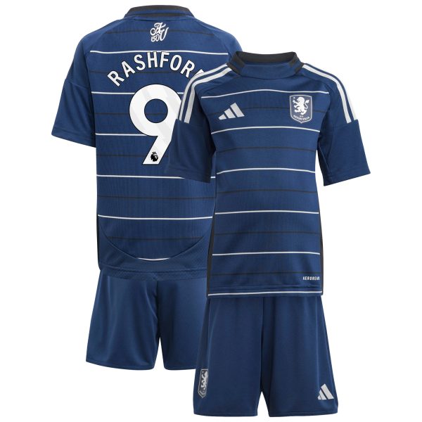 aston villa adidas third minikit 2024-25 with rashford 9 printing Collection - Aston Villa Fan Shop Official Gear