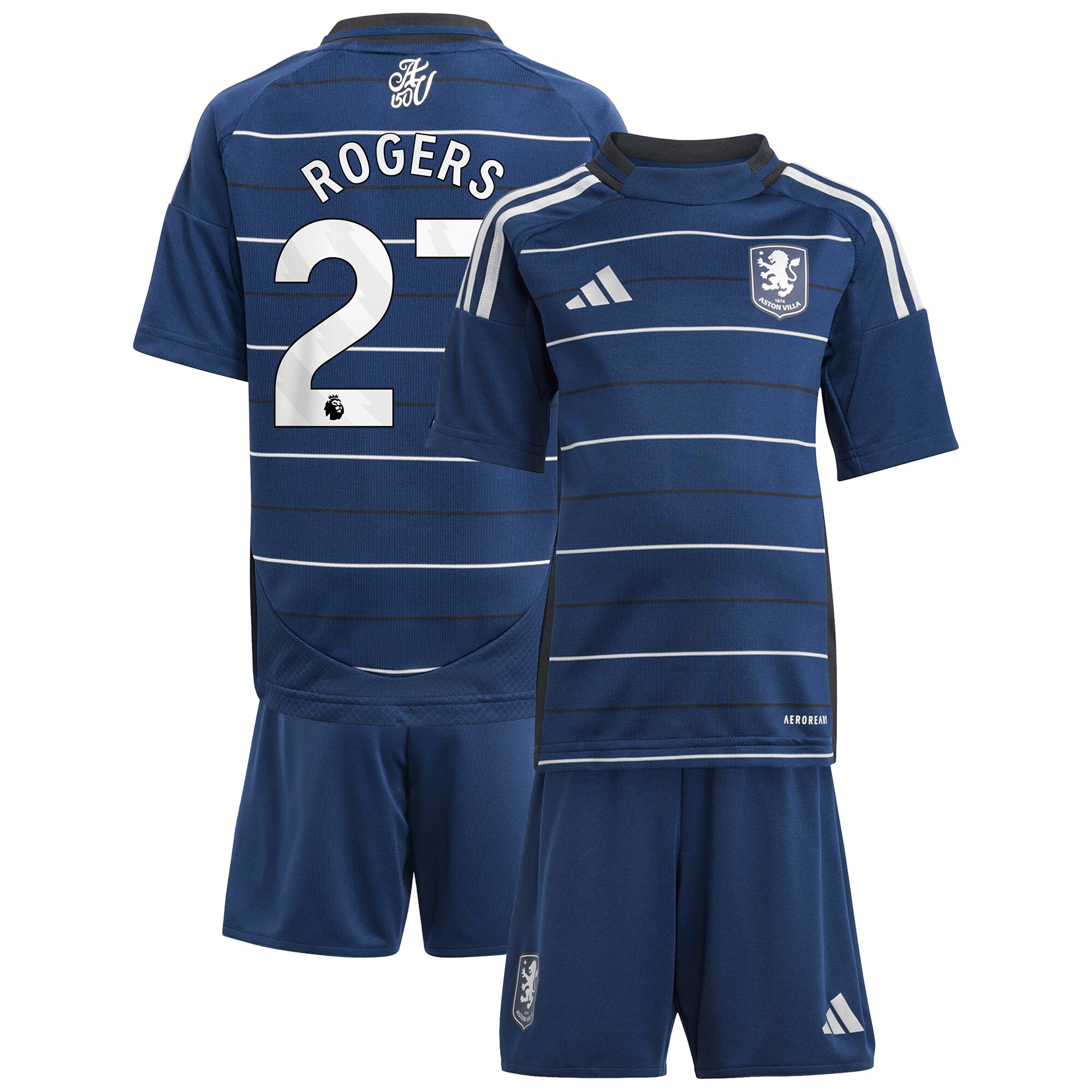 aston villa adidas third minikit 2024-25 with rogers 27 printing Collection - Aston Villa Fan Shop Official Gear