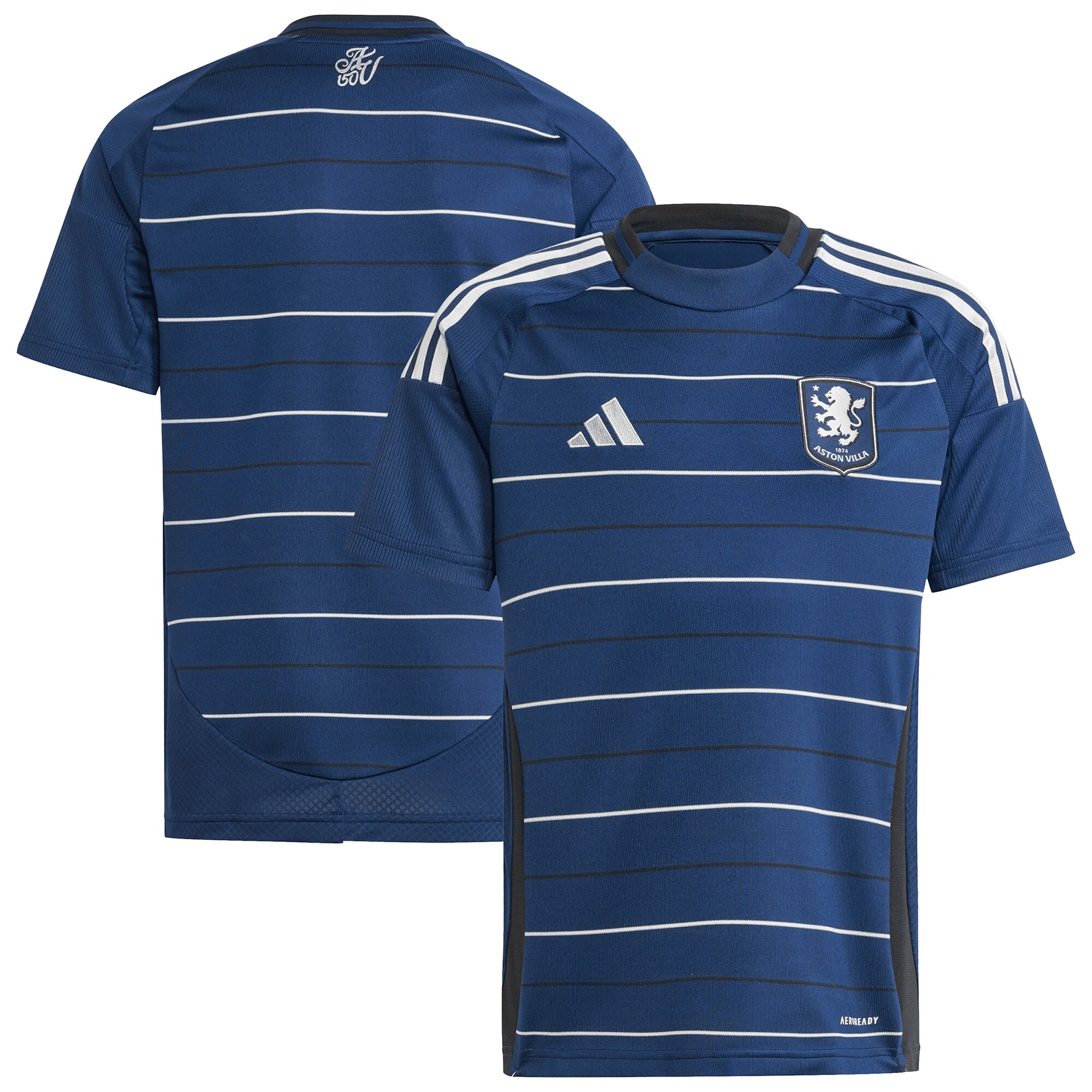 aston villa adidas third shirt 2024-25 – kids with custom printing Collection - Aston Villa Fan Shop Official Gear