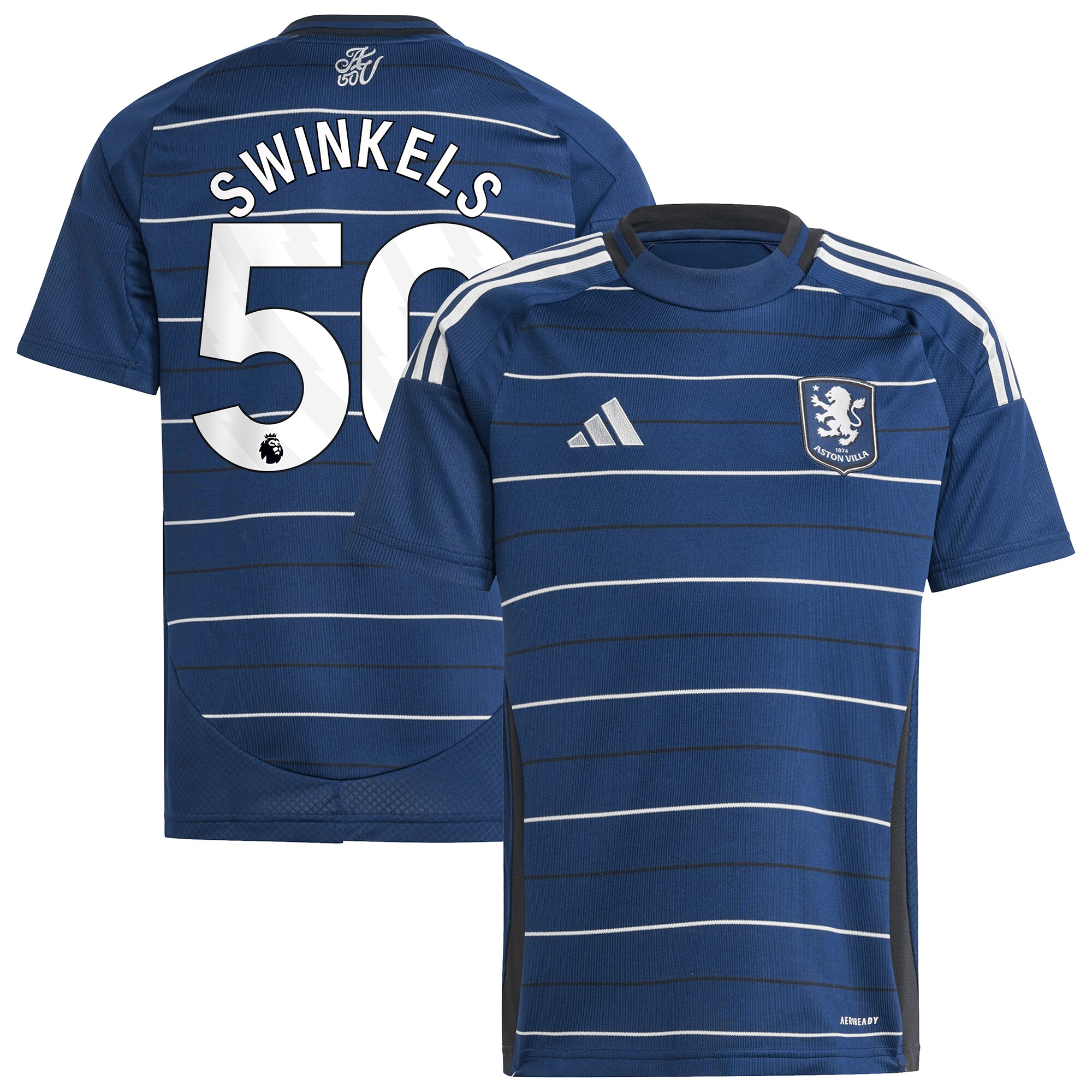 aston villa adidas third shirt 2024-25 – kids with swinkels 50 printing Collection - Aston Villa Fan Shop Official Gear