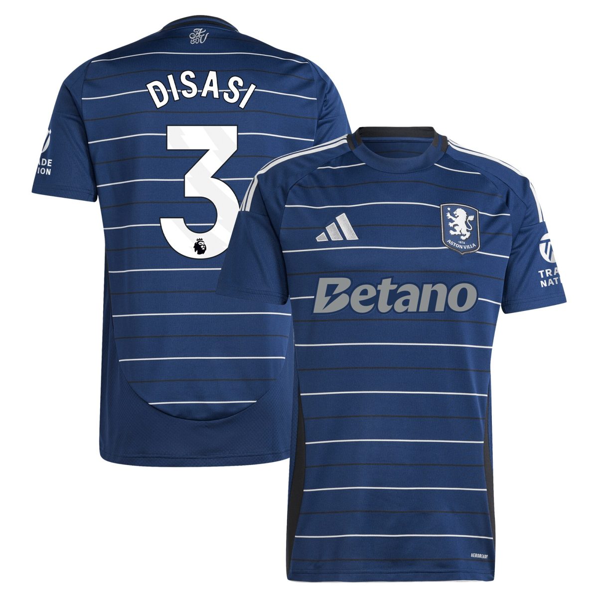 aston villa adidas third shirt 2024-25 with disasi 3 printing Collection - Aston Villa Fan Shop Official Gear