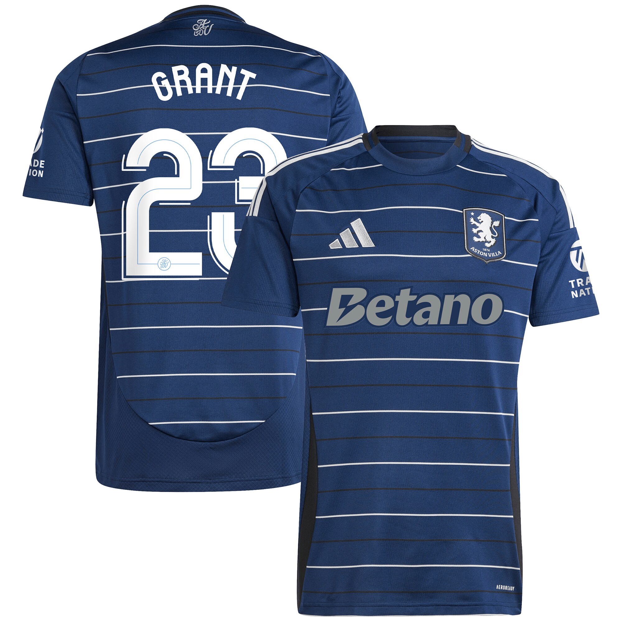 aston villa adidas third shirt 2024-25 with grant 23 cup printing Collection - Aston Villa Fan Shop Official Gear