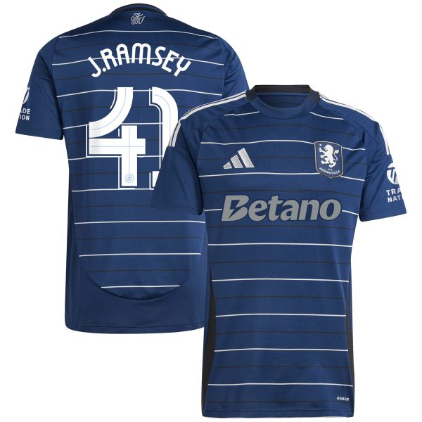 aston villa adidas third shirt 2024-25 with j. ramsey 41 cup printing Collection - Aston Villa Fan Shop Official Gear