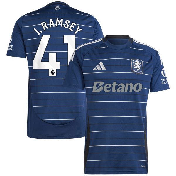 aston villa adidas third shirt 2024-25 with j. ramsey 41 printing Collection - Aston Villa Fan Shop Official Gear