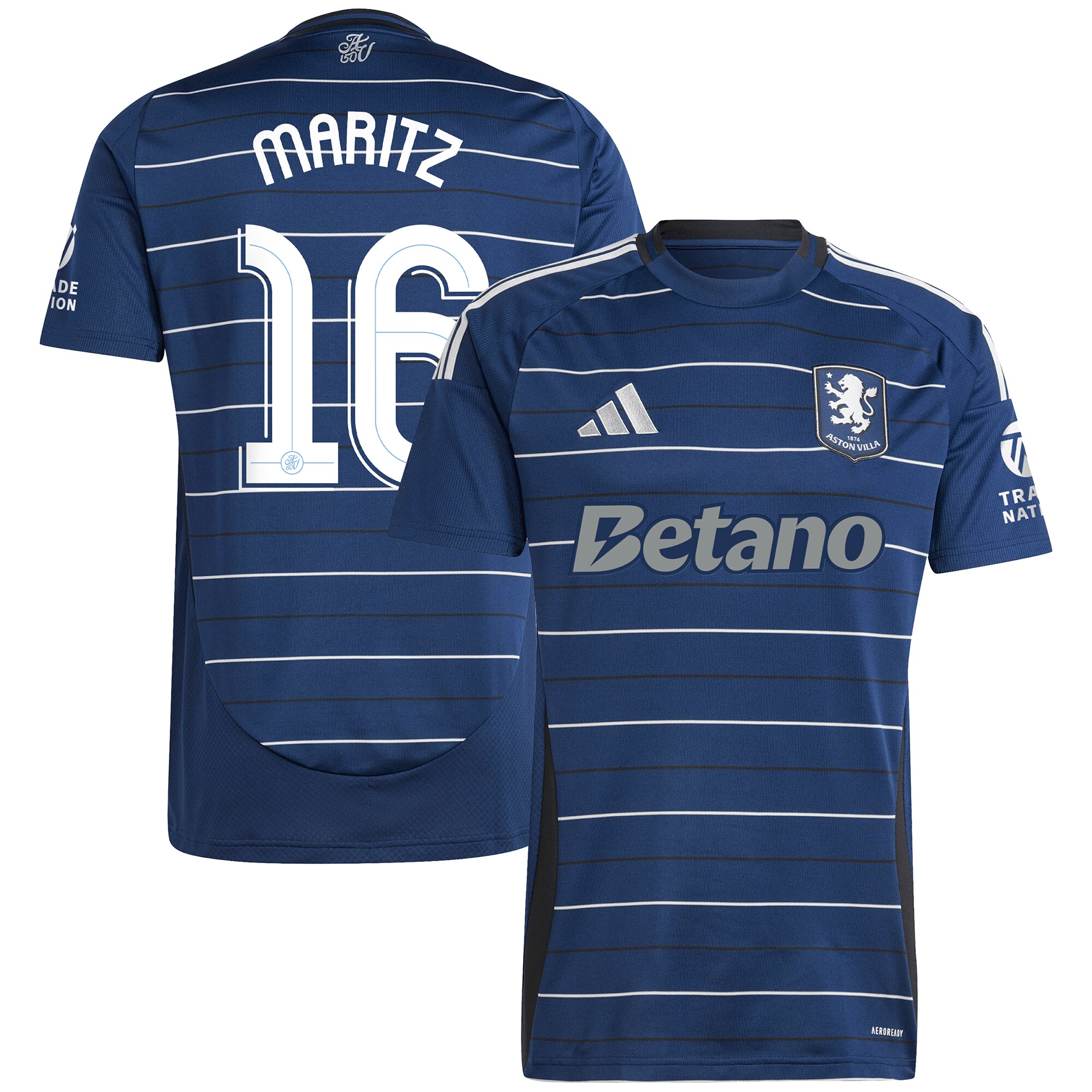 aston villa adidas third shirt 2024-25 with maritz 16 cup printing Collection - Aston Villa Fan Shop Official Gear