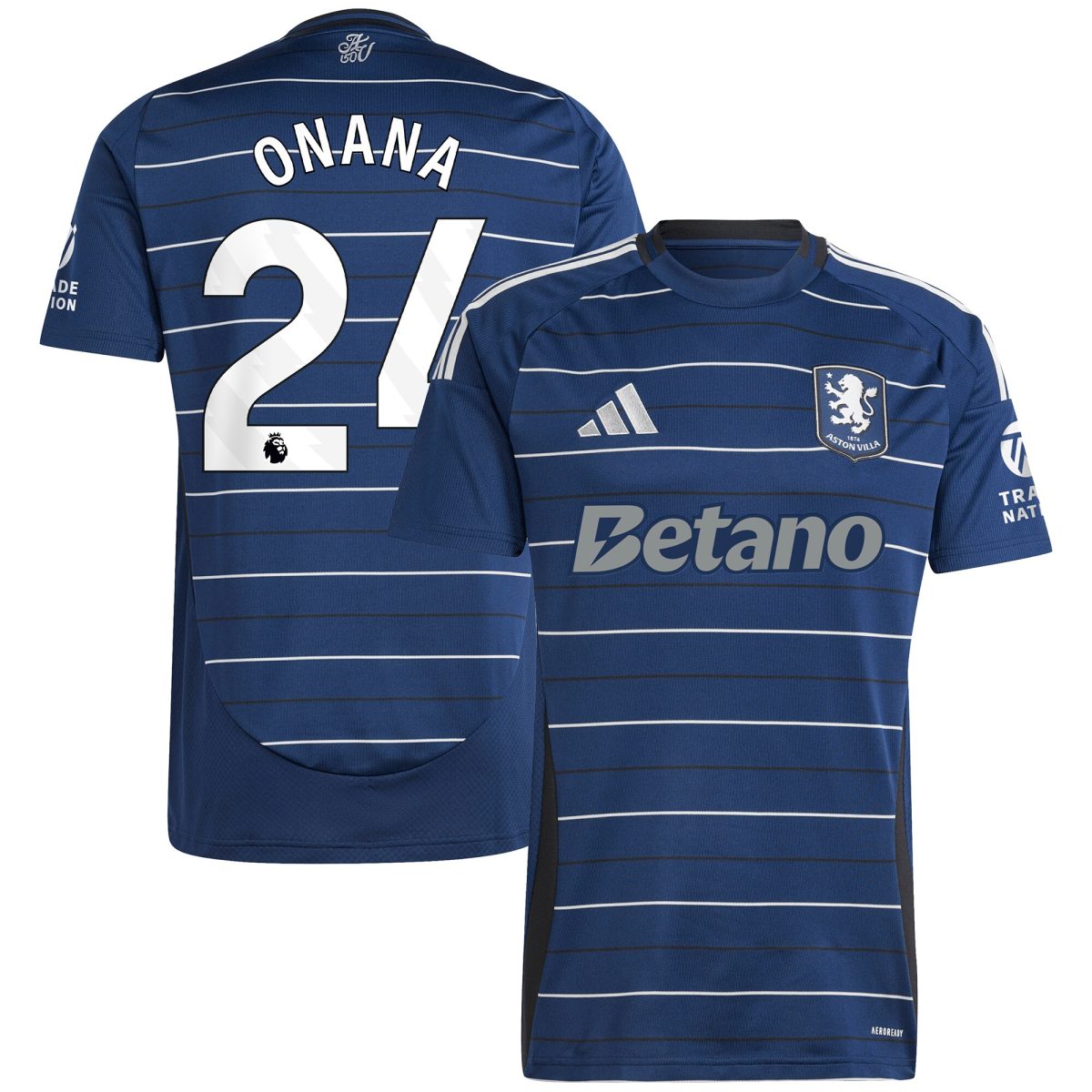 aston villa adidas third shirt 2024-25 with onana 24 printing Collection - Aston Villa Fan Shop Official Gear