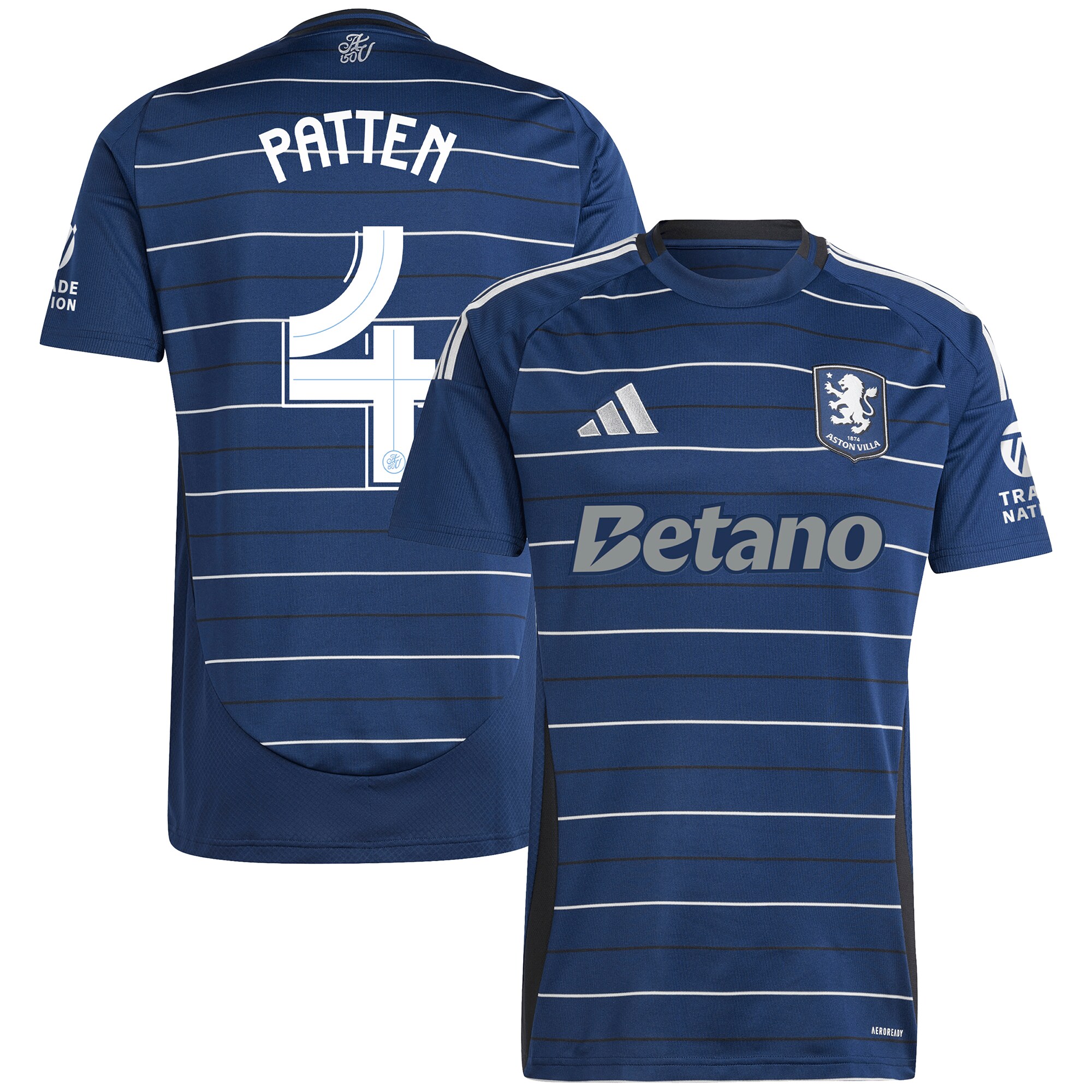 aston villa adidas third shirt 2024-25 with patten 4 cup printing Collection - Aston Villa Fan Shop Official Gear