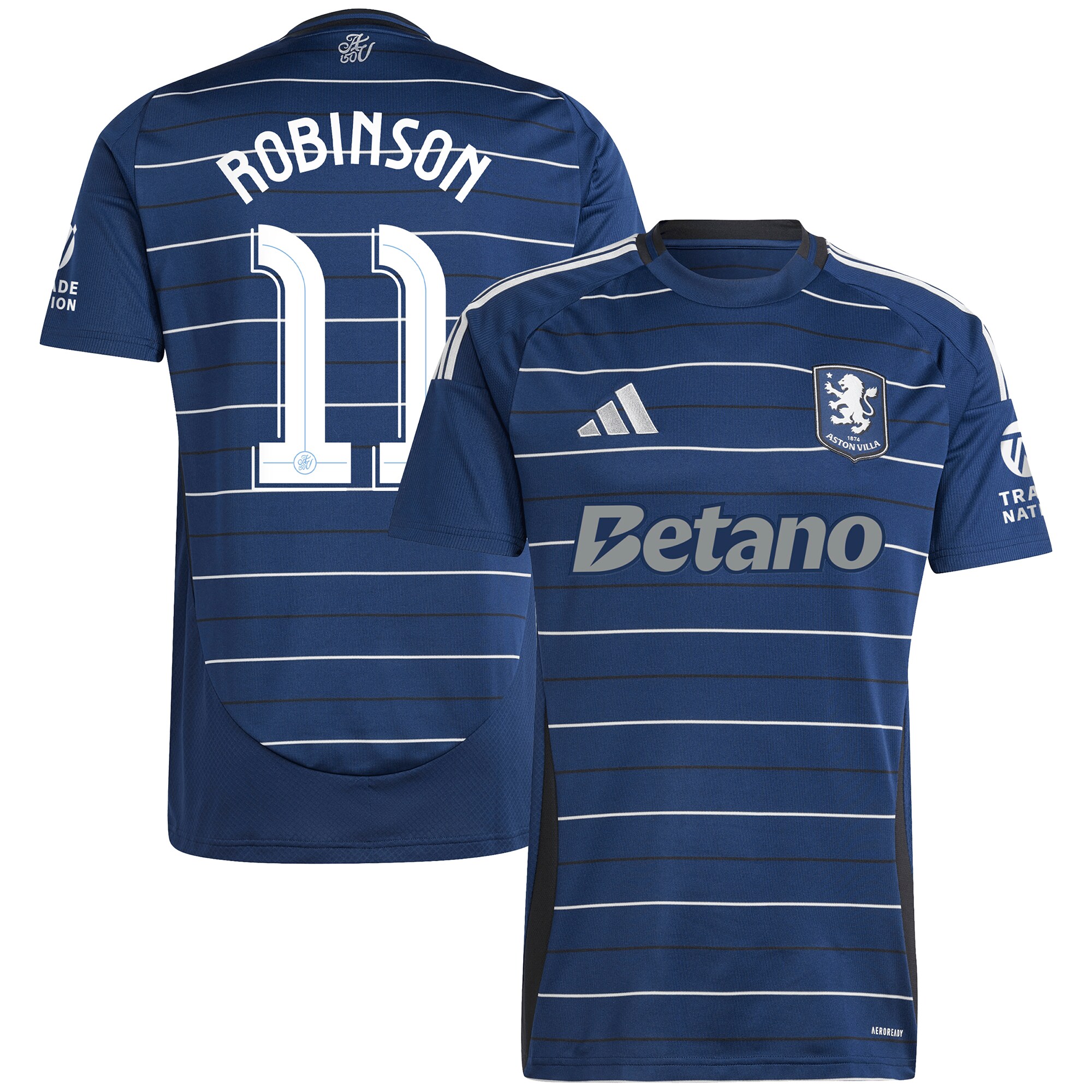 aston villa adidas third shirt 2024-25 with robinson 11 cup printing Collection - Aston Villa Fan Shop Official Gear
